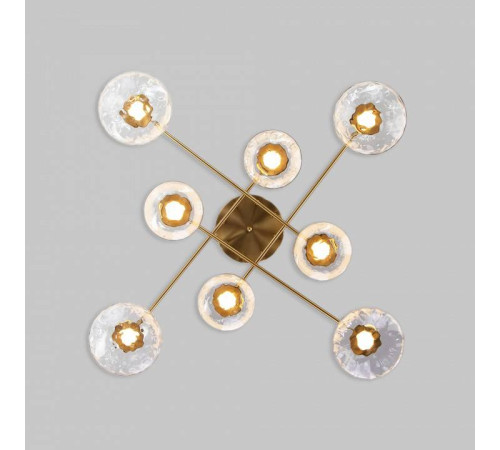 Потолочная люстра Eurosvet Ripple 50389 LED латунь