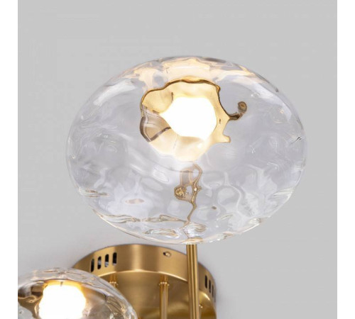 Потолочная люстра Eurosvet Ripple 50389 LED латунь