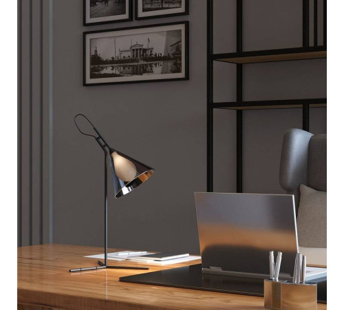 Настольная лампа декоративная Eurosvet Enigma 01186/1 черный