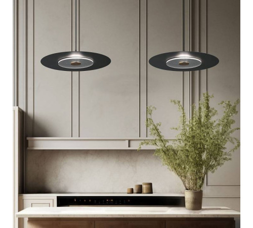 Подвесной светильник Eurosvet Kontur 40030/1 LED черный