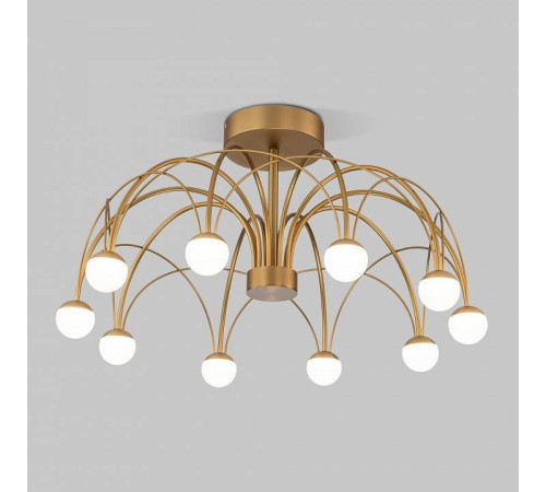 Люстра на штанге Eurosvet Ragno 90031/10 LED золото