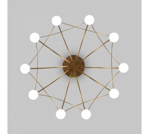 Люстра на штанге Eurosvet Ragno 90031/10 LED золото