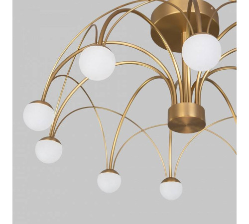 Люстра на штанге Eurosvet Ragno 90031/10 LED золото