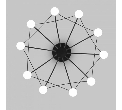 Люстра на штанге Eurosvet Ragno 90035/10 LED черный