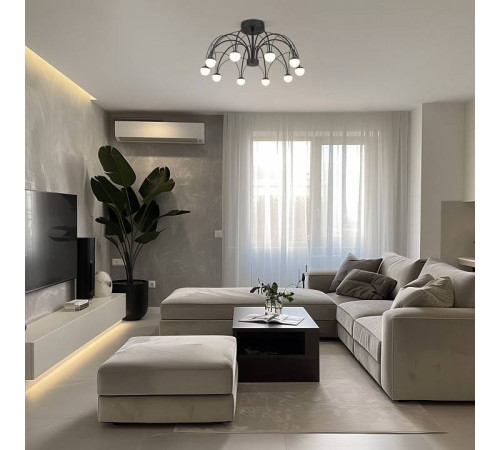 Люстра на штанге Eurosvet Ragno 90035/10 LED черный