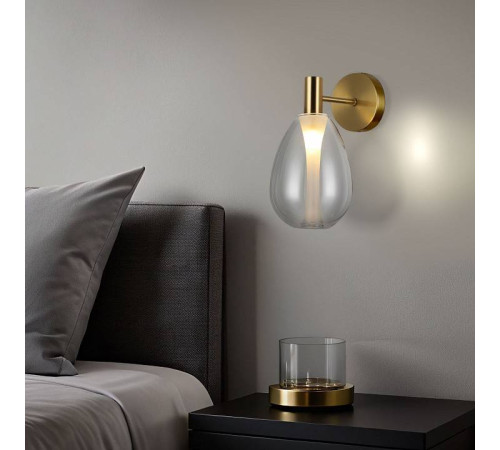 Бра Eurosvet Magma 60175/1 латунь