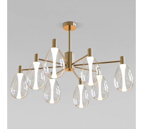 Люстра на штанге Eurosvet Magma 60175/8 латунь