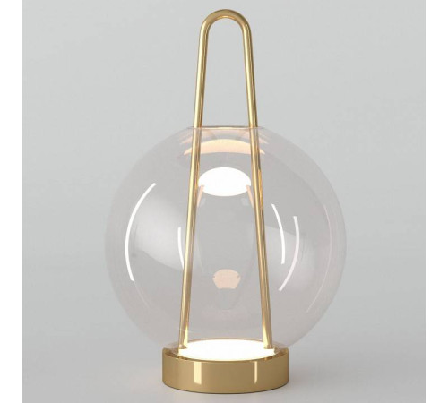 Настольная лампа декоративная Eurosvet Frasco 80507/1 латунь