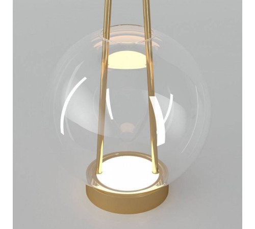 Настольная лампа декоративная Eurosvet Frasco 80507/1 латунь