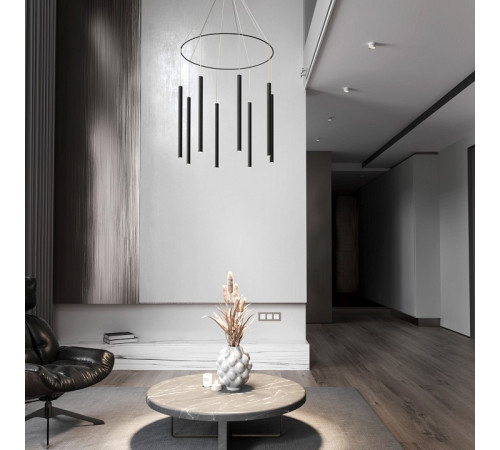 Подвесная люстра Eurosvet 301101 LED черный