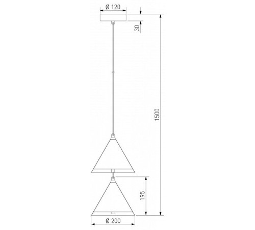 Подвесной светильник Eurosvet Peak 604052 LED бежевый