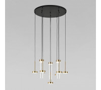 Подвесная люстра Eurosvet Quarzo 301102 LED латунь