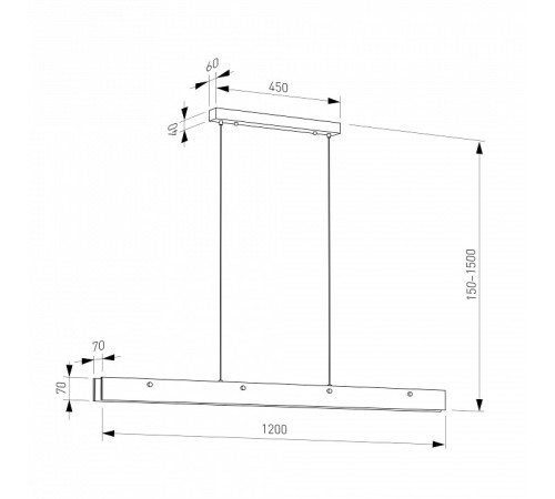Подвесной светильник Eurosvet Alabaster 604053 LED