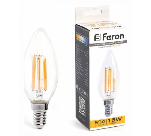 Лампа светодиодная Feron LB-717 E14 15 Вт 2700K 38256