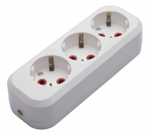 Розетка переносная разборная с заземлением Stekker Бруна 39011