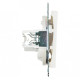 Розетка Ethernet RJ-45 без рамки Stekker Катрин 39305
