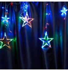 Бахрома световая фигурная Feron CL29 2.5x0.5 м 100 LED белый свет 48615