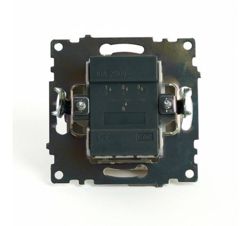 Выключатель трехклавишный без рамки Stekker Катрин 49219