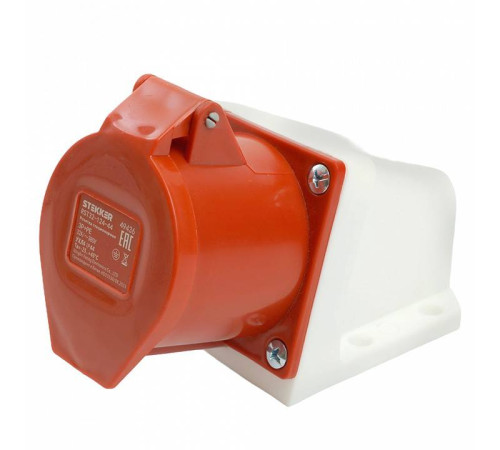 Розетка переносная разборная 2P+PE с крышкой Stekker ST 49436