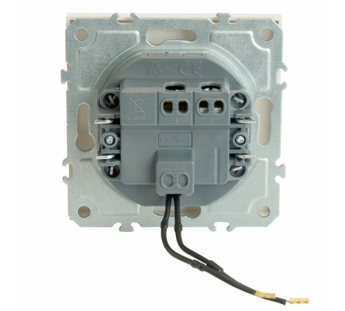 Выключатель одноклавишный с подсветкой без рамки Stekker RSW10-5101-01 49863