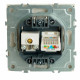 ТВ-розетка и розетка Ethernet RJ-45 без рамки Stekker RST00-5106-01 49872