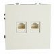 Розетка Ethernet RJ-45 без рамки Stekker RST00-5111-01 49874