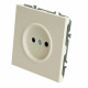 Розетка без заземления и с шторкой, без рамки Stekker RST16-5109-01 49876