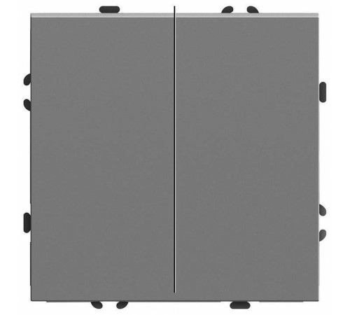 Выключатель двухклавишный без рамки Stekker Эмили 49947