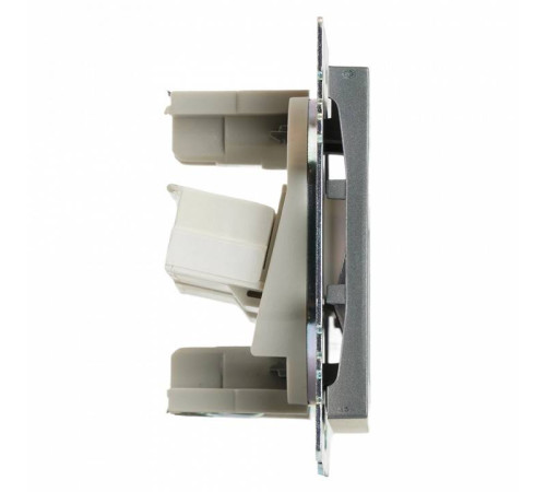 Розетка двойная Ethernet RJ-45 без рамки Stekker Катрин 50008