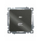 Розетка 2хUSB type A и C без рамки Stekker Катрин 50052
