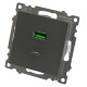 Розетка 2хUSB type A и C без рамки Stekker Катрин 50052