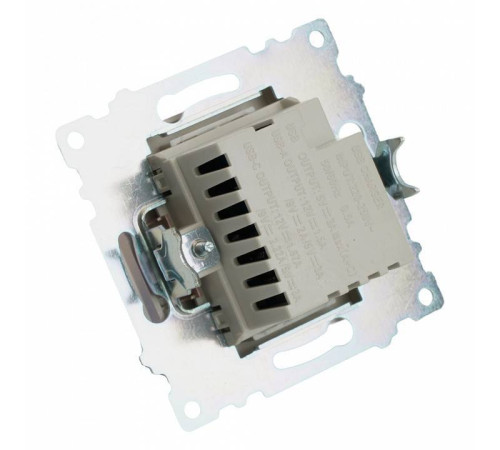 Розетка 2хUSB type A и C без рамки Stekker Катрин 50056