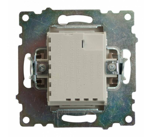 Розетка 2хUSB type A и C без рамки Stekker Катрин 50056