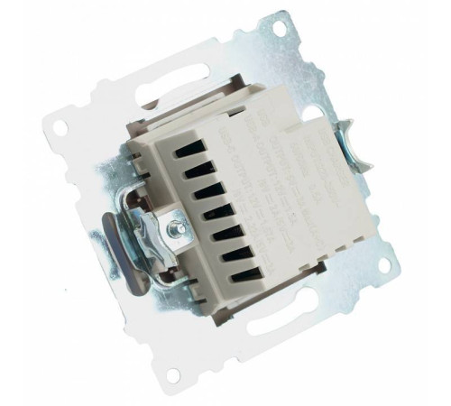 Розетка 2хUSB type A и C без рамки Stekker Катрин 50057