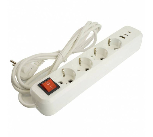 Удлинитель с выключателем Stekker Home 50140