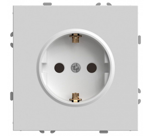 Розетка с заземлением и со шторкой, без рамки Stekker Эмили 50235