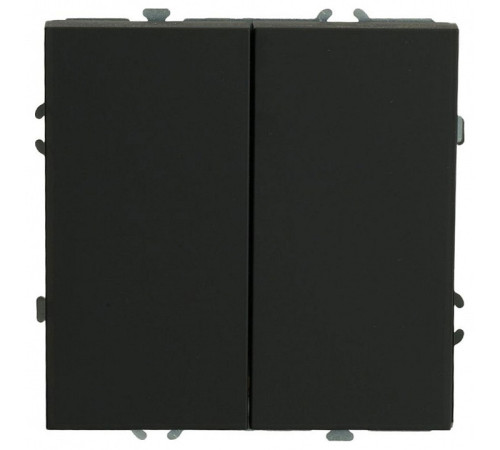 Выключатель двухклавишный без рамки Stekker Эмили 50247