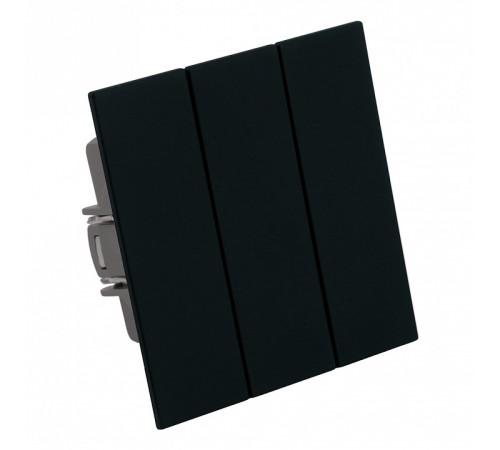 Выключатель трехклавишный без рамки Stekker Мия 50444