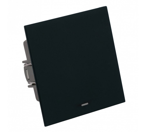 Выключатель одноклавишный с подсветкой без рамки Stekker Мия 50445