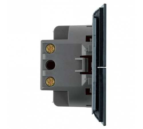 Выключатель двухклавишный с подсветкой без рамки Stekker Мия 50446