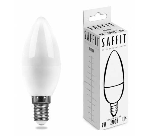 Лампа светодиодная Feron SBC3709 E14 9Вт 2700K 55078