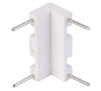 Соединитель угловой L-образный для треков накладных Favourite Unika 1006-CW-025