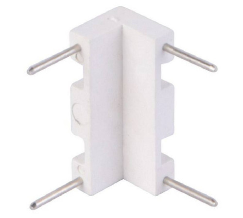 Соединитель угловой L-образный для треков накладных Favourite Unika 1006-CW-025