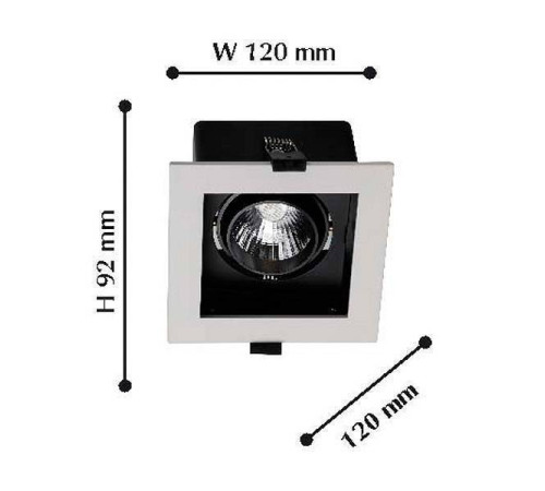 Встраиваемый светильник Favourite Flashled 1988-1C