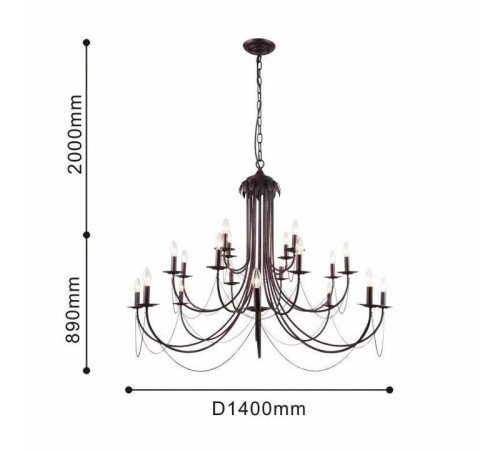 Подвесная люстра F-promo Plini 2590-20P