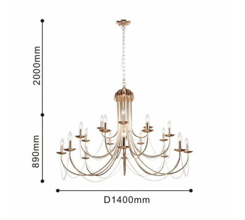 Подвесная люстра F-promo Plini 2591-20P