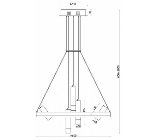 Подвесная люстра F-promo Daur 3097-7P