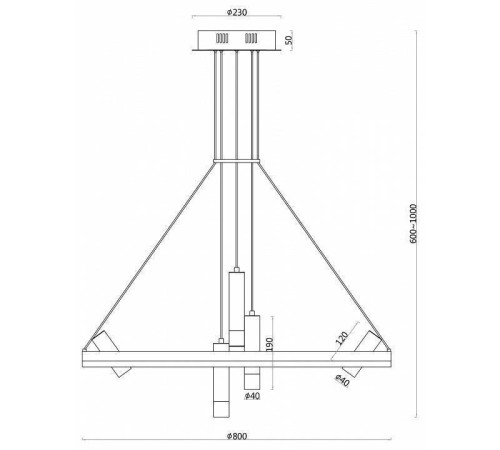 Подвесная люстра F-promo Daur 3097-8P