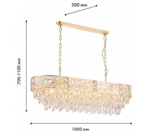 Подвесная люстра Favourite Elysium 4720-10P