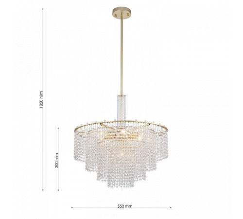 Подвесная люстра Favourite Fringe 4762-7P